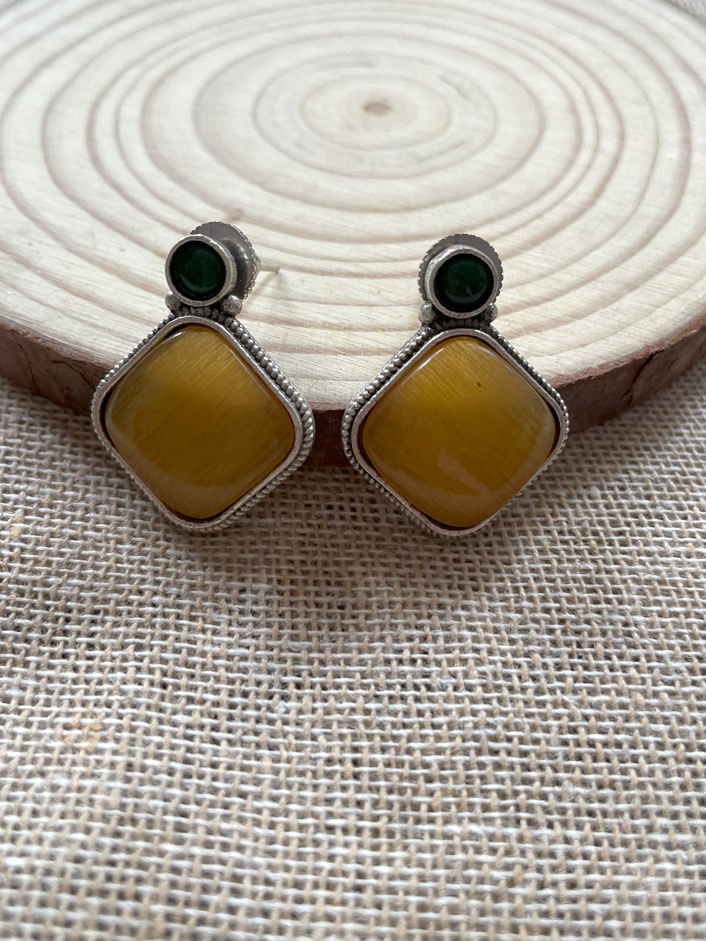 Kanika Earrings (Yellow)
