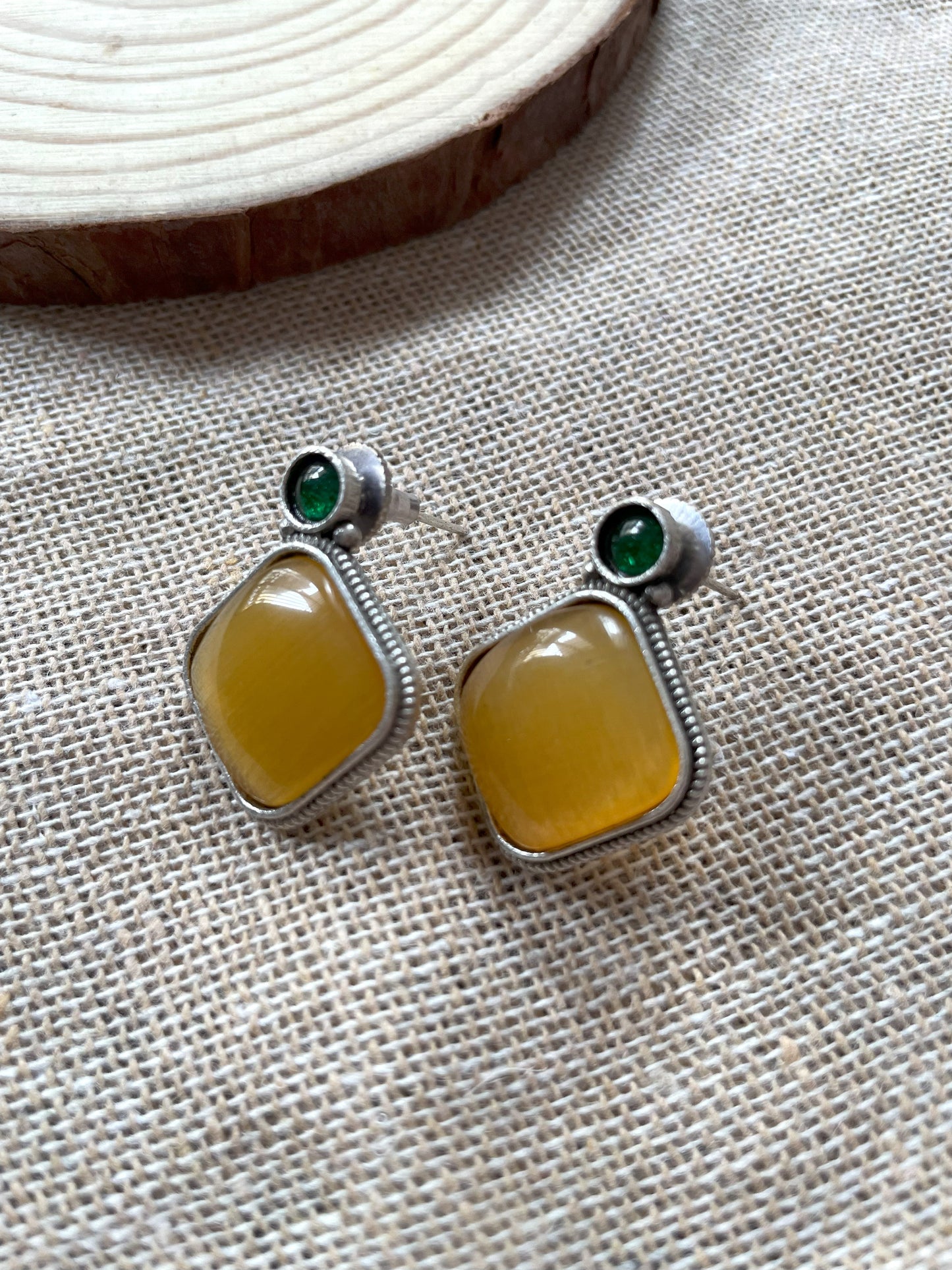 Kanika Earrings (Yellow)
