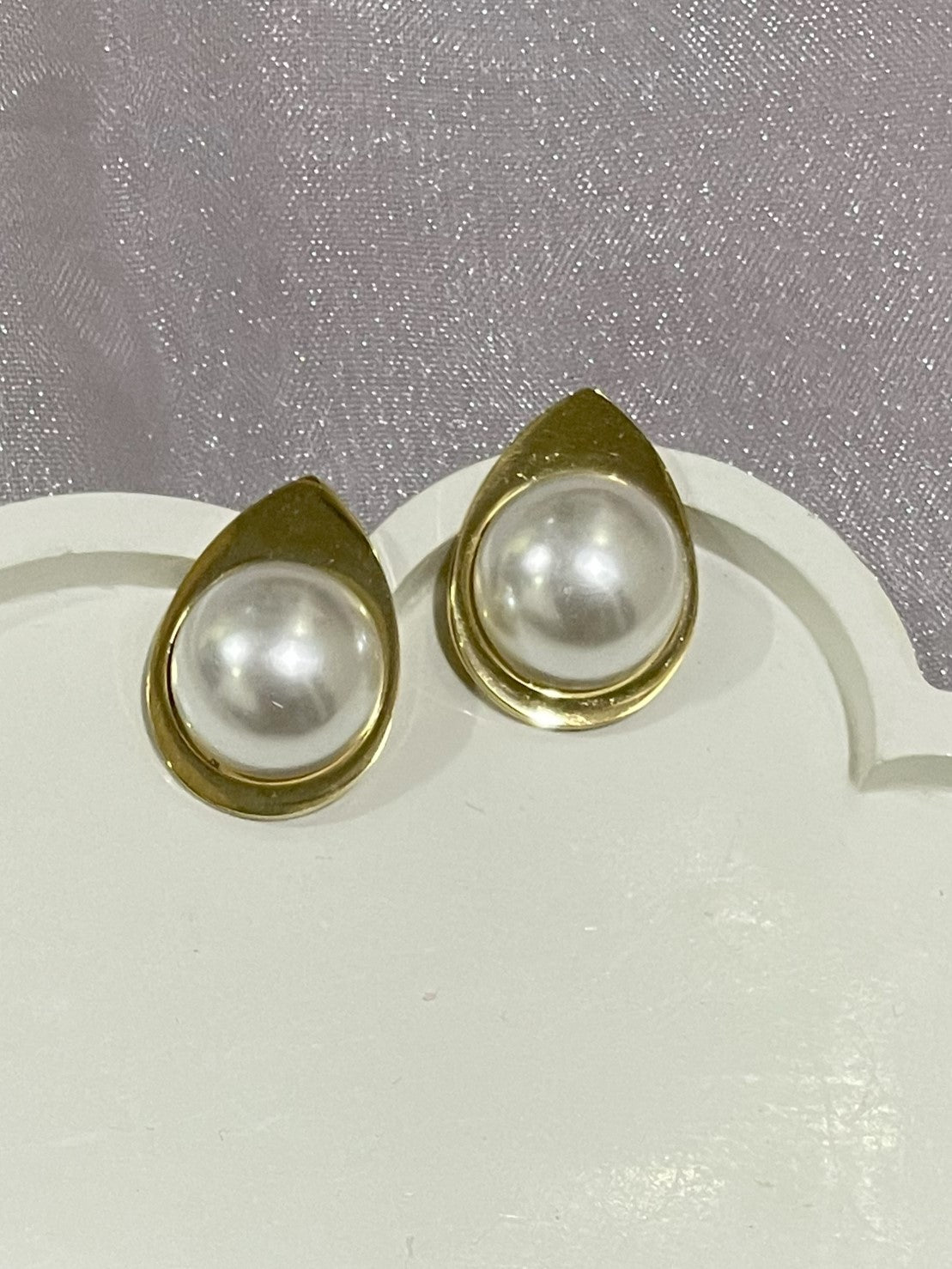Pearl Drop Studs