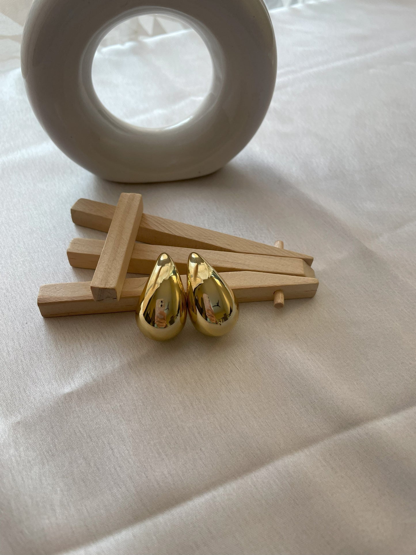 Golden Drop Earrings