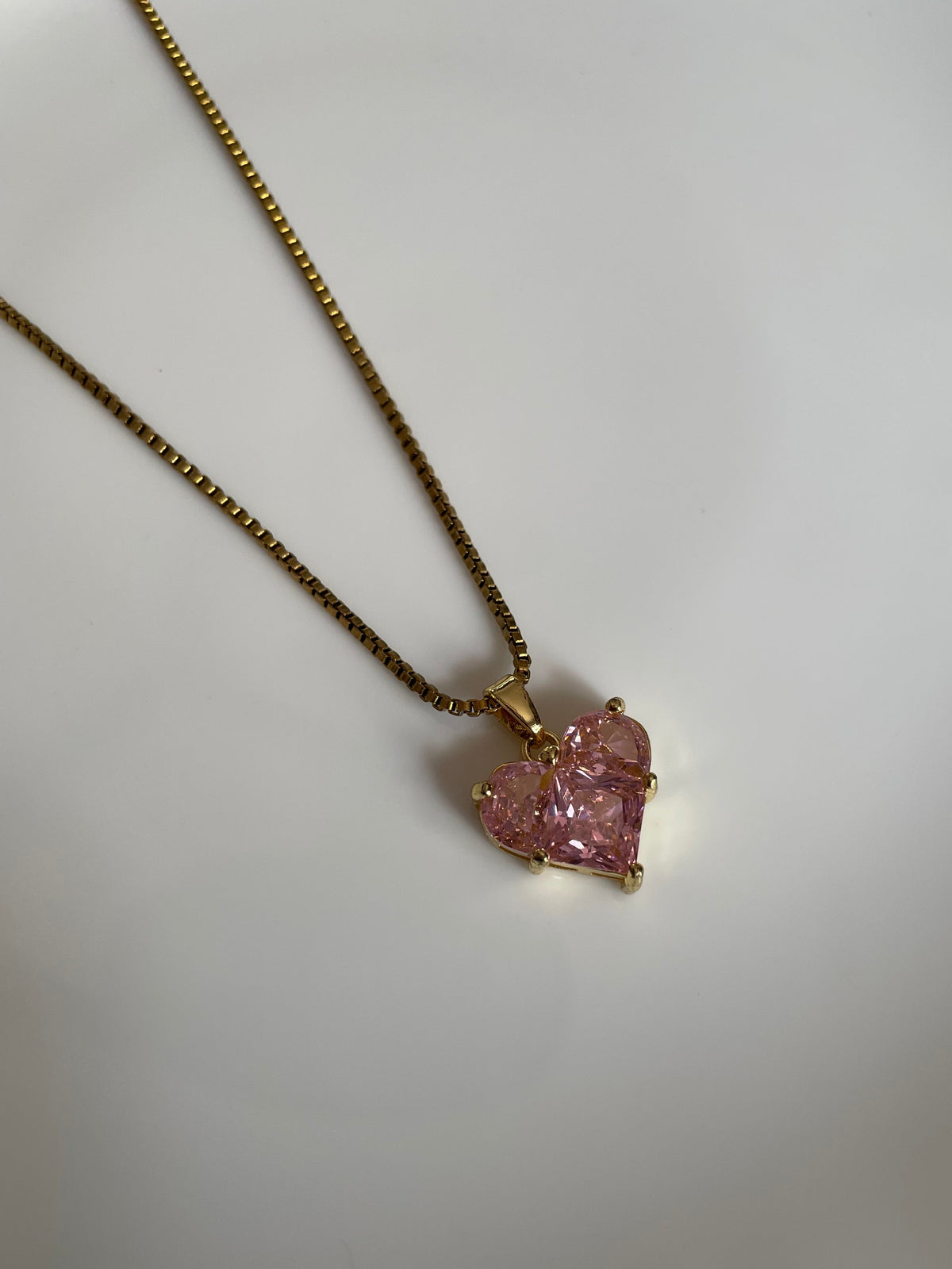 Blush Amora Heart Necklace