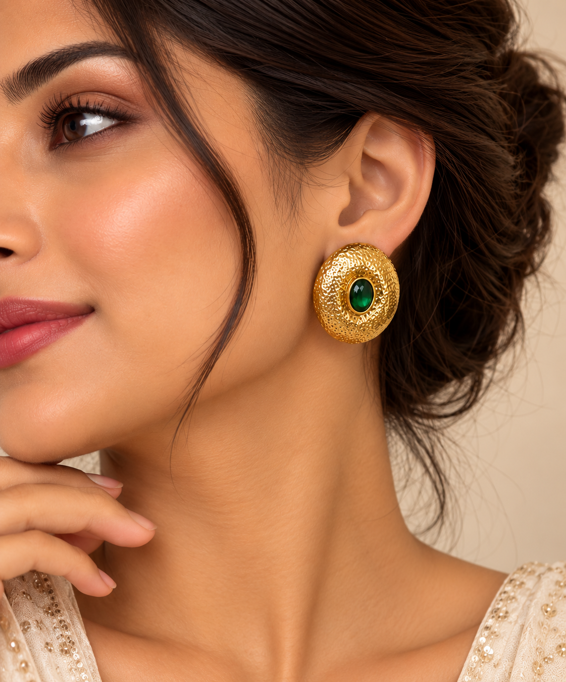Emeraude Sculpted Earrings