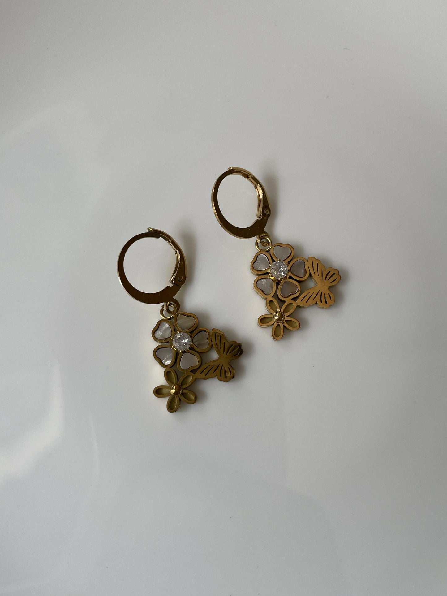 Butterfly Bloom Hoops