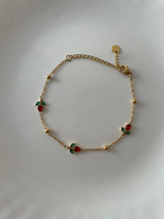 Mini Tulip Bracelet (Red)