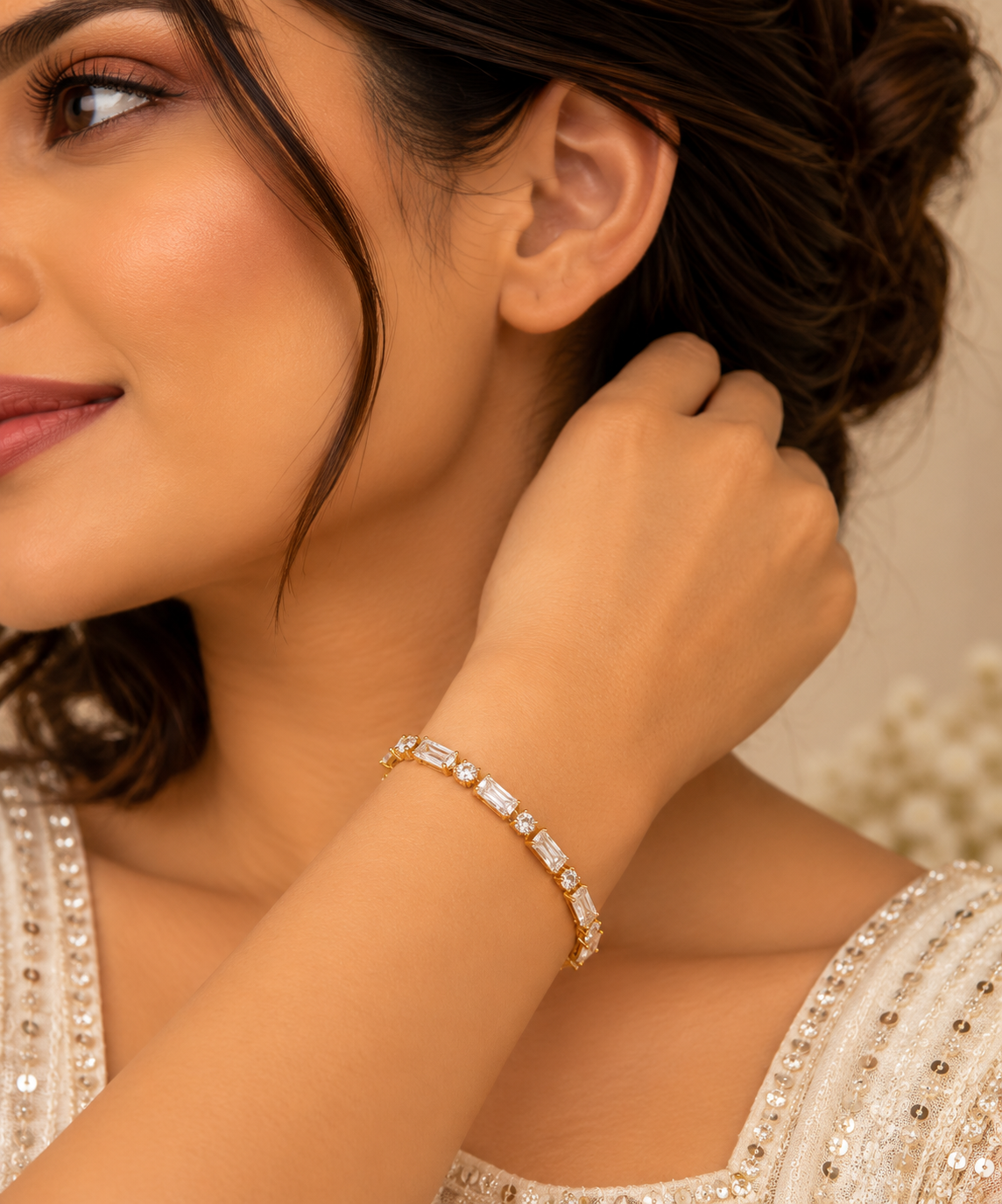 Crystal Luxe Tennis Bracelet