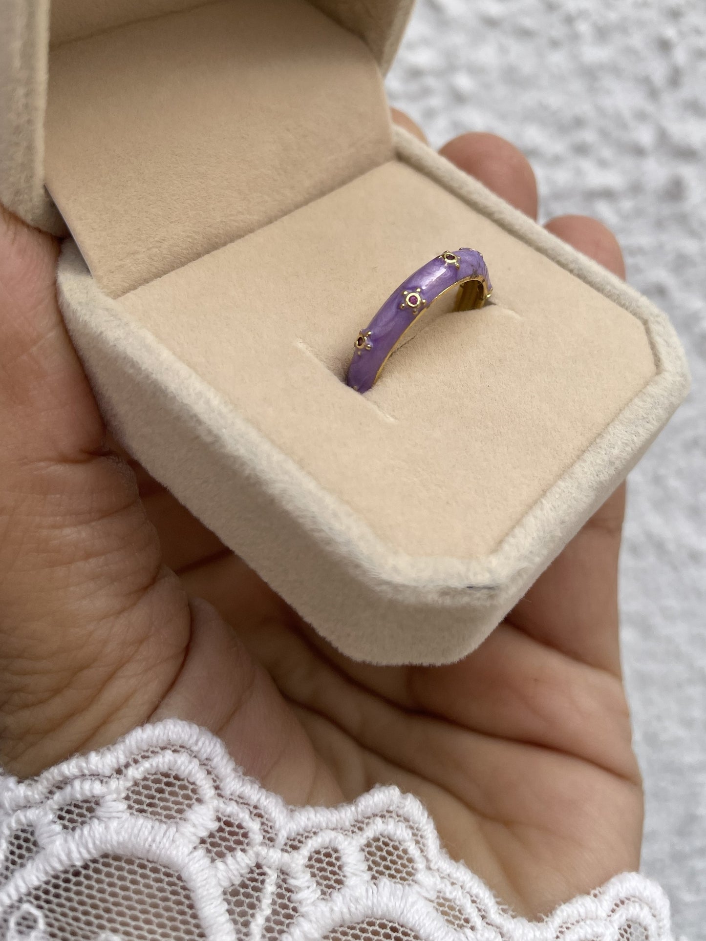 Pinterest'y Ring-Lilac