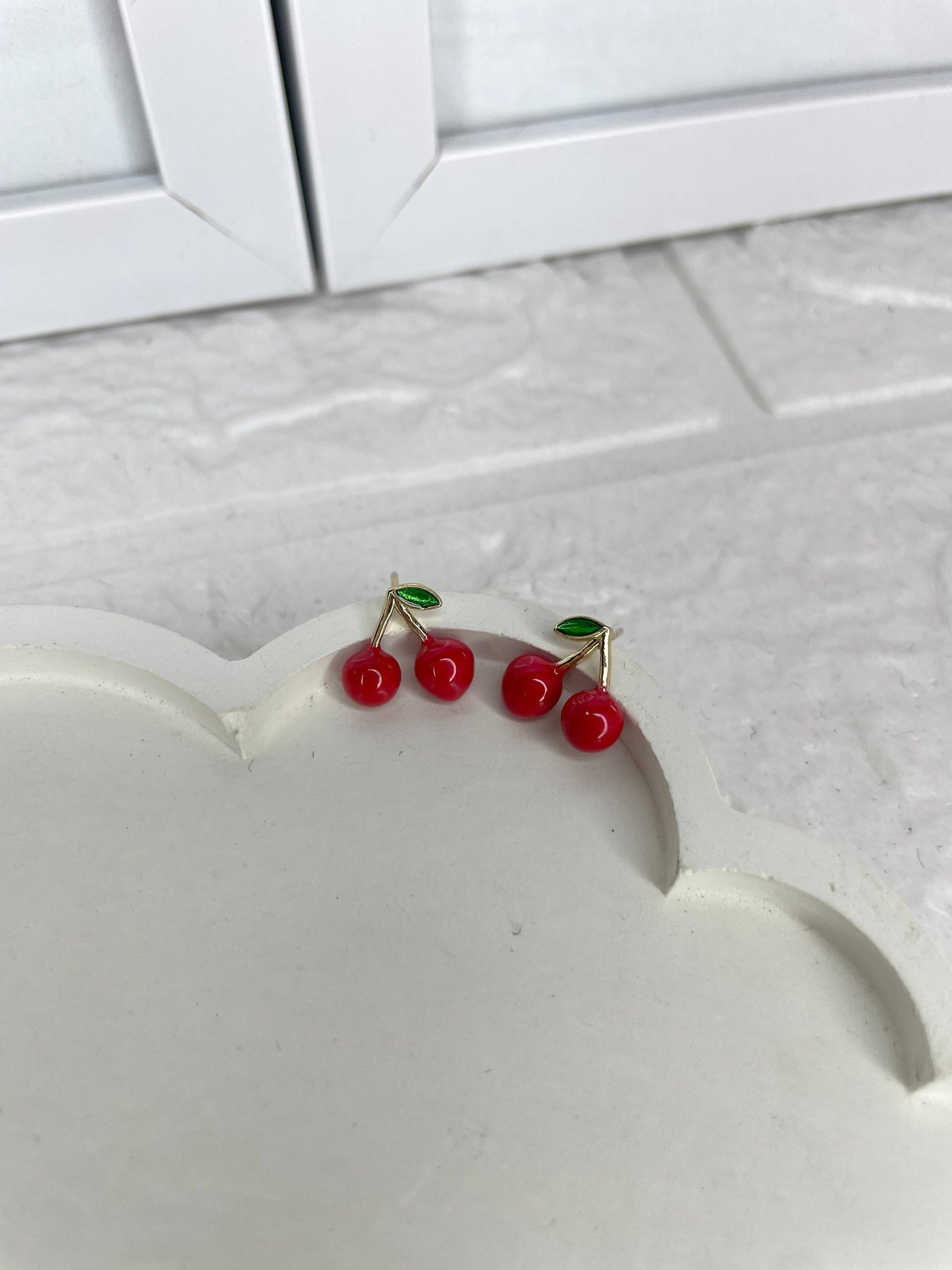 Pinterest'y Cherry Earrings