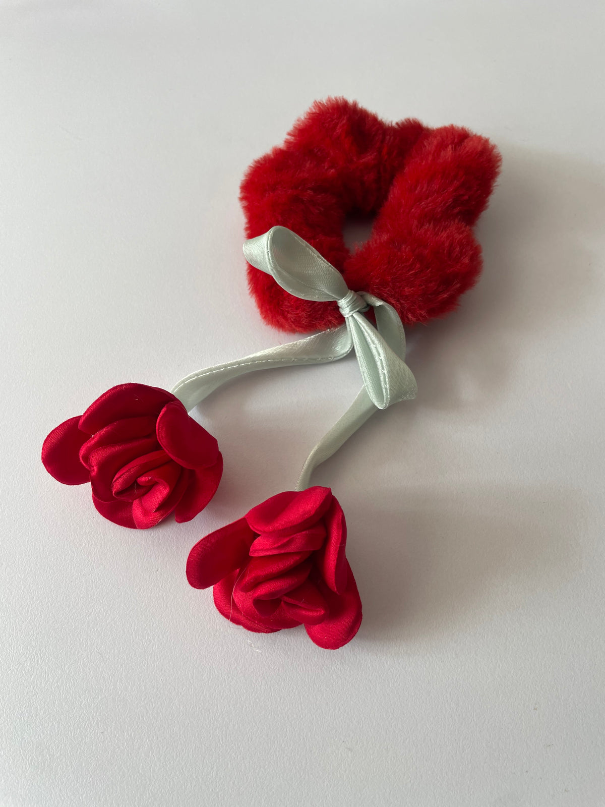 Tulip Bloom Bow Scrunchie