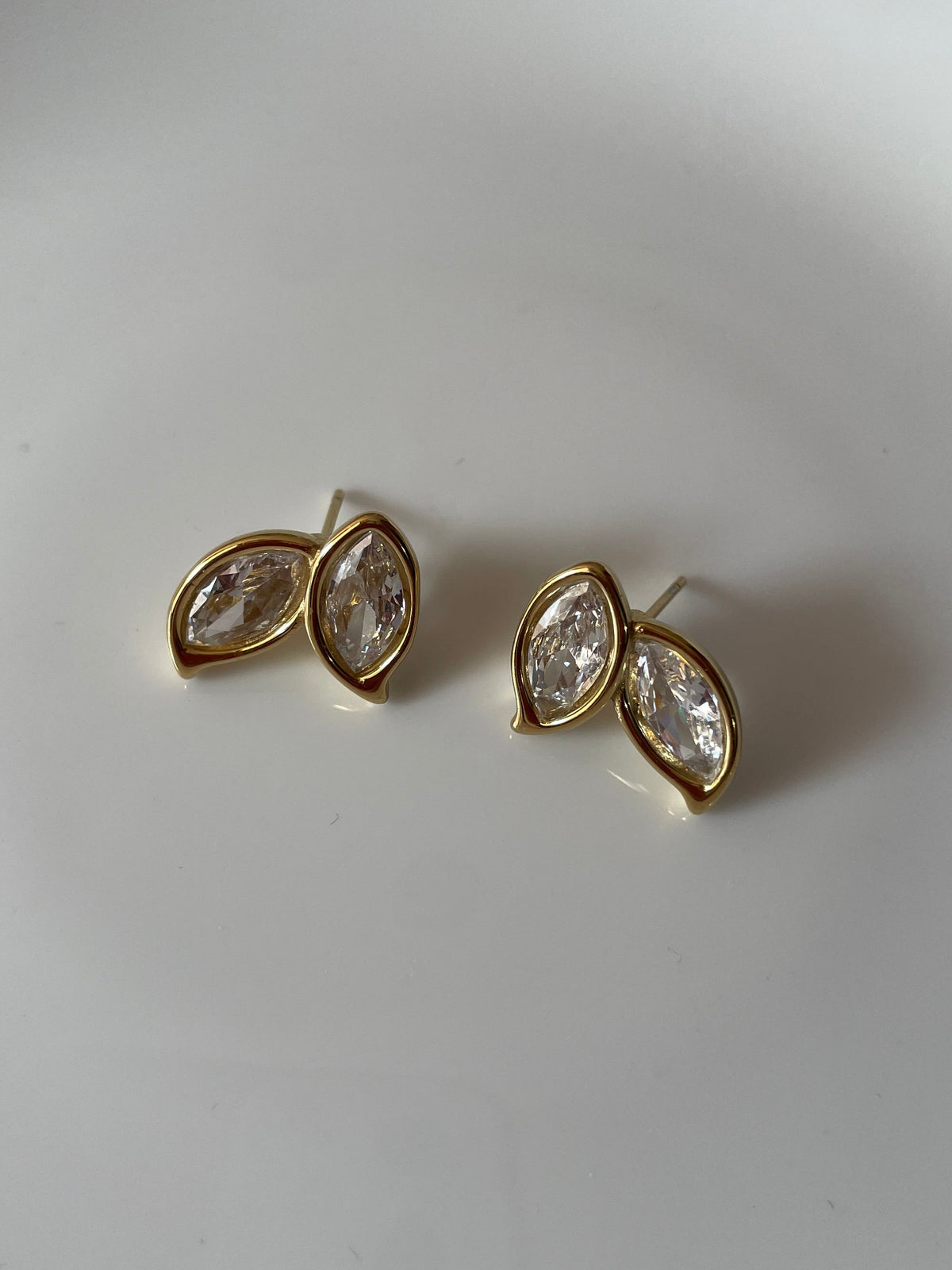 Zaylora Marquise Crystal Studs