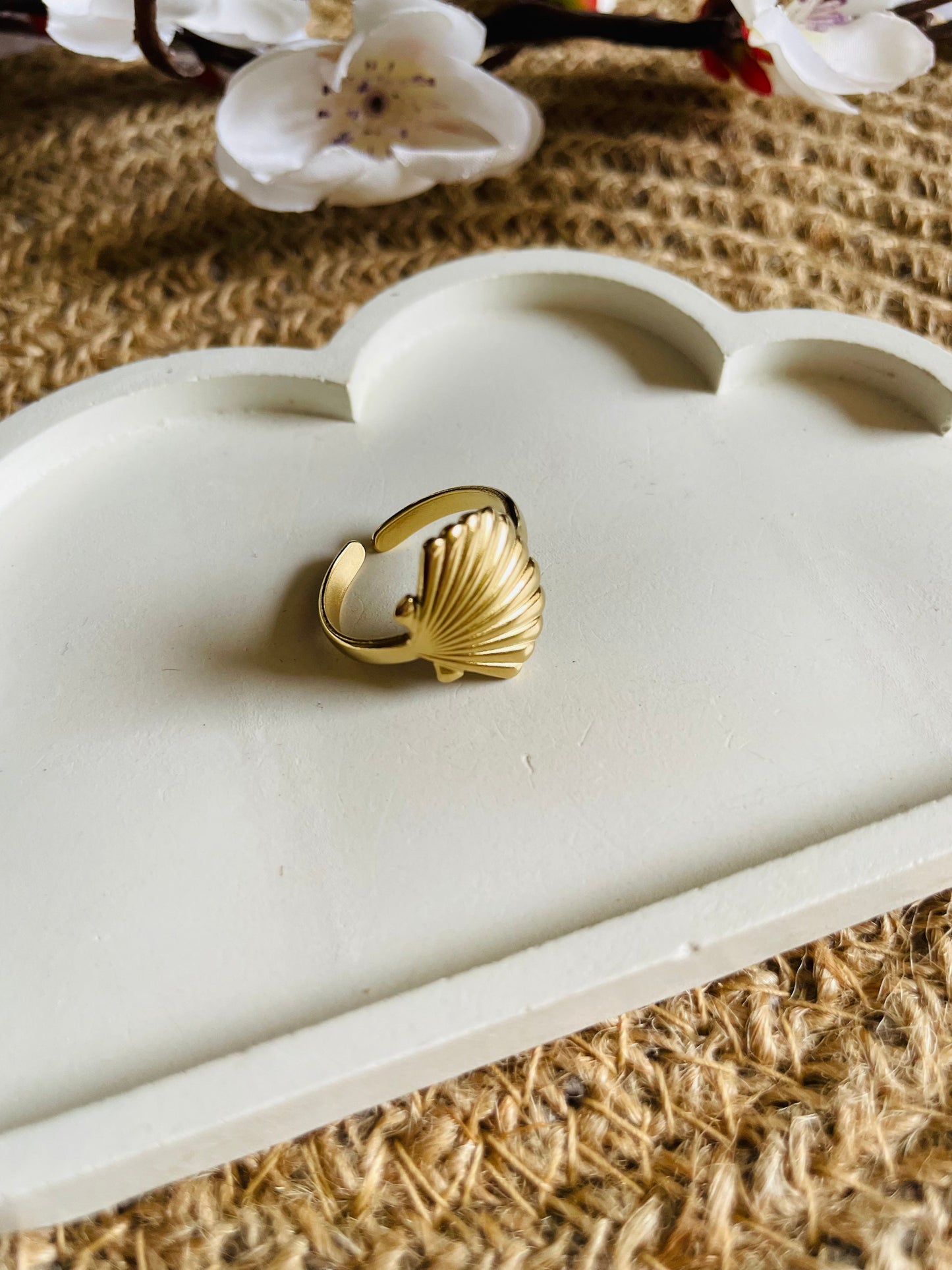 Beach Shell Ring