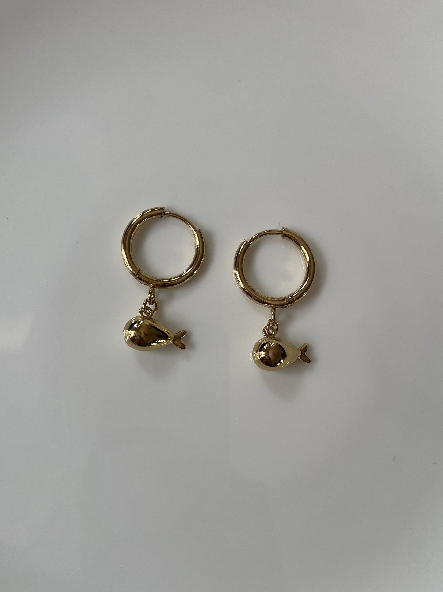 Lucky Gold Fish Hoops