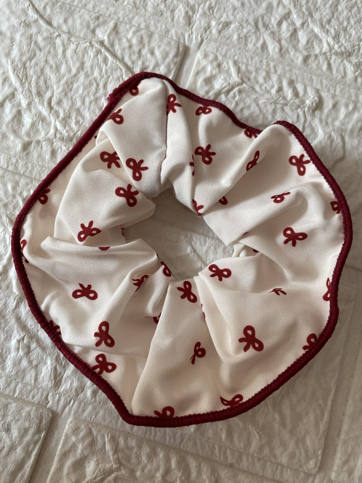 Scrunchie-Red Bow