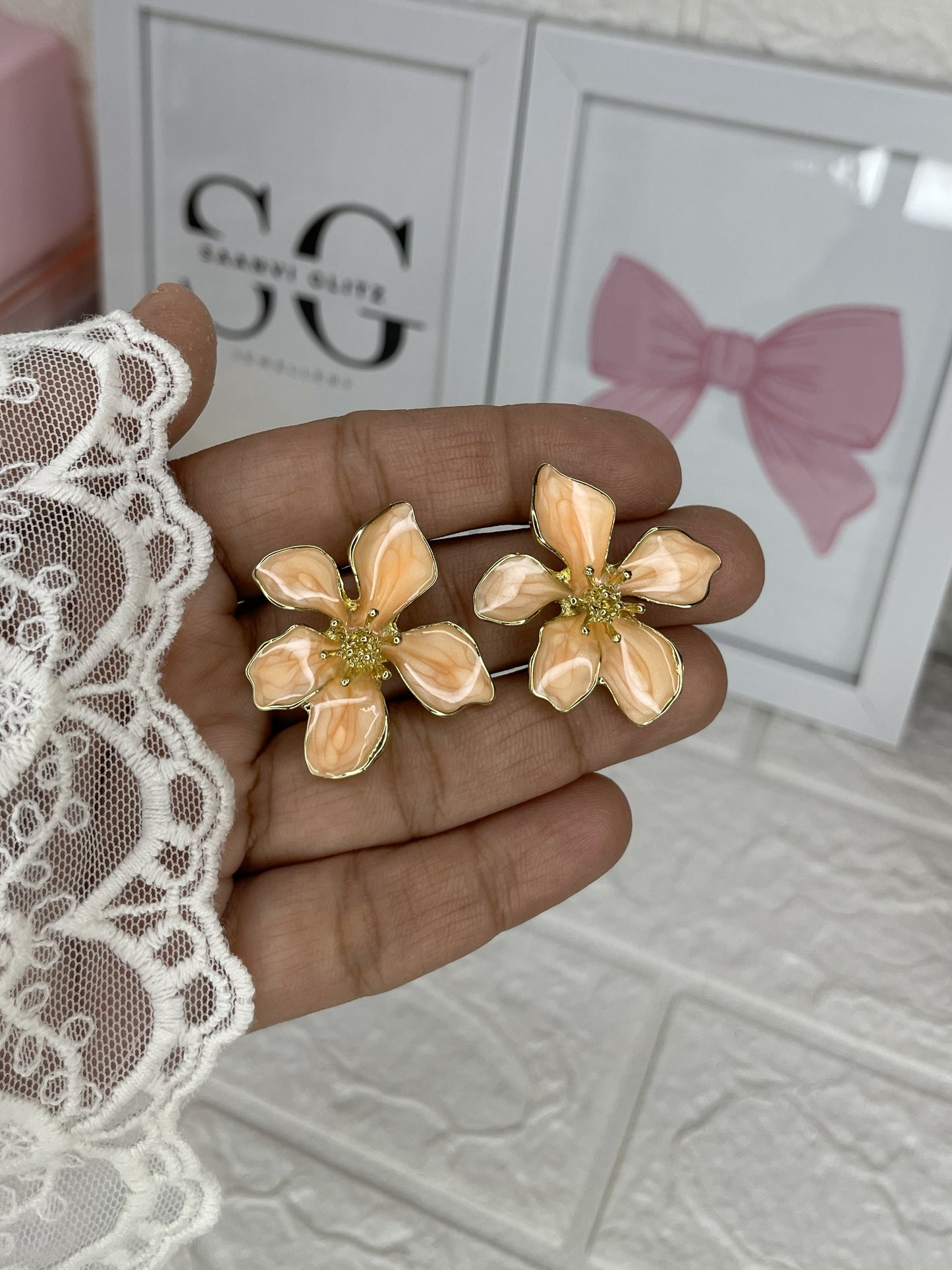 Verdant Flower Earrings