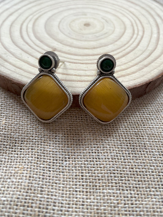 Kanika Earrings (Yellow)