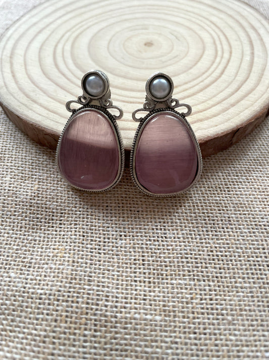 Madhavi Earrings (Pink)