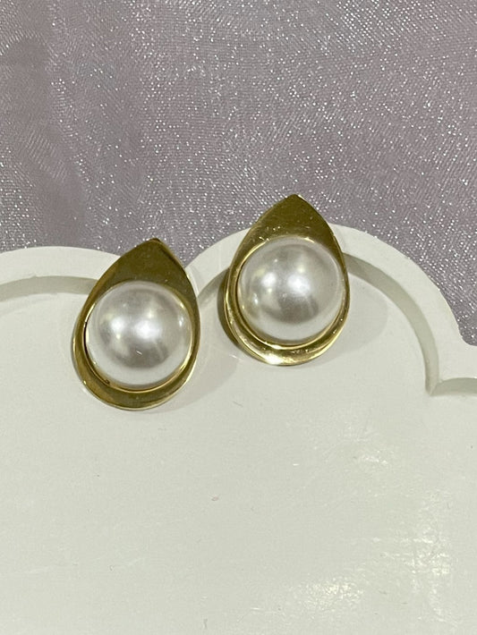 Pearl Drop Studs