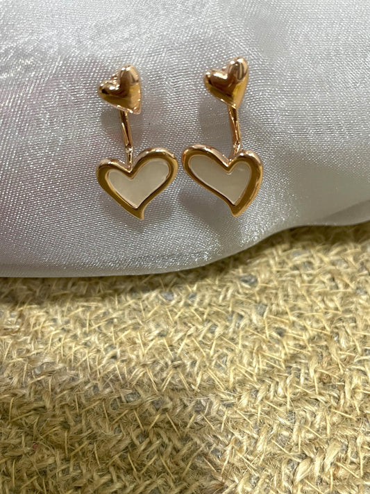 Heart Golden Danglers