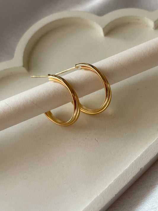Round Twisted Hoops