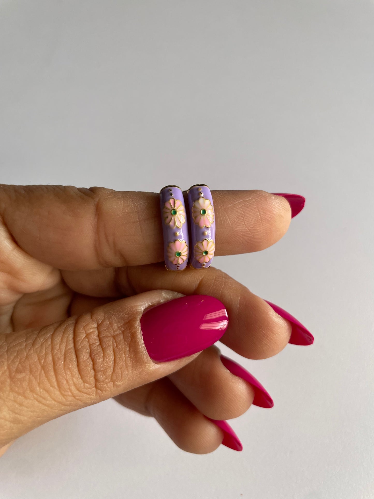 Lavender Bloom Bali - Earring