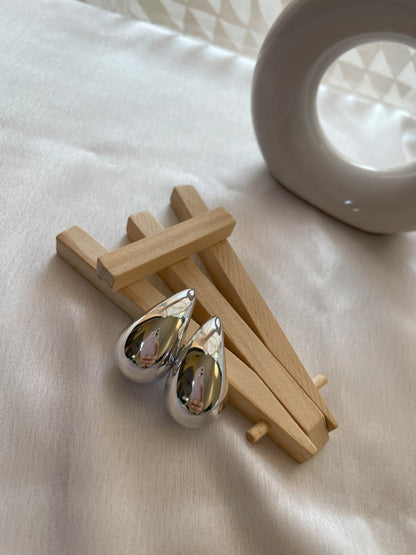 Drop Earrings - Silver