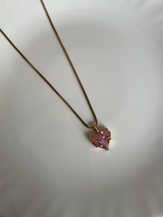 Blush Amora Heart Necklace