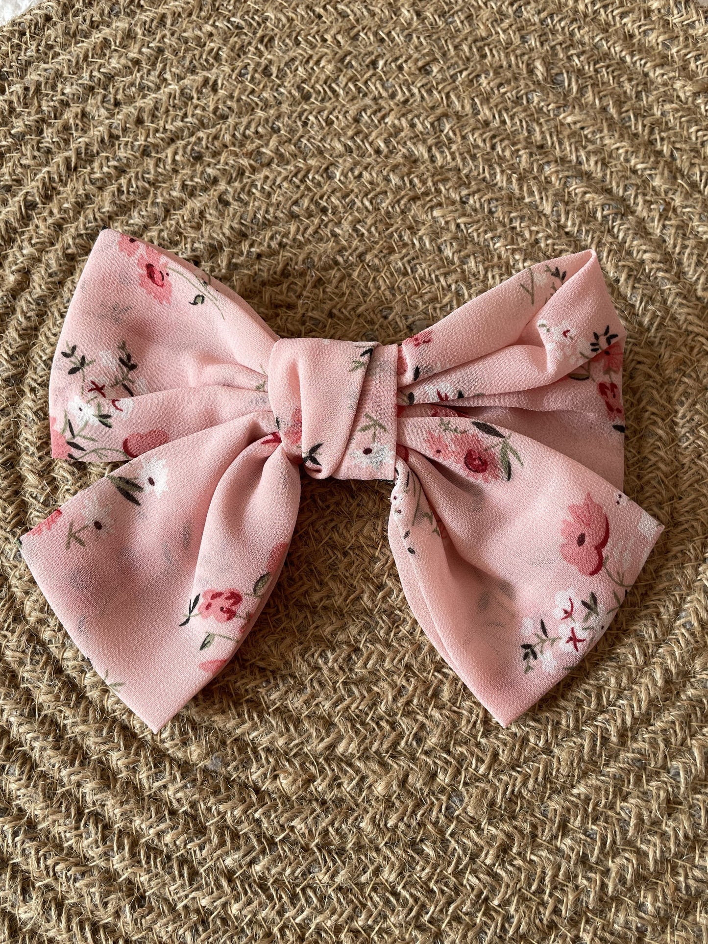 Floral Bow-Pink