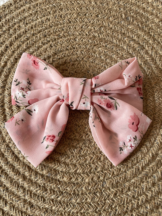 Floral Bow-Pink