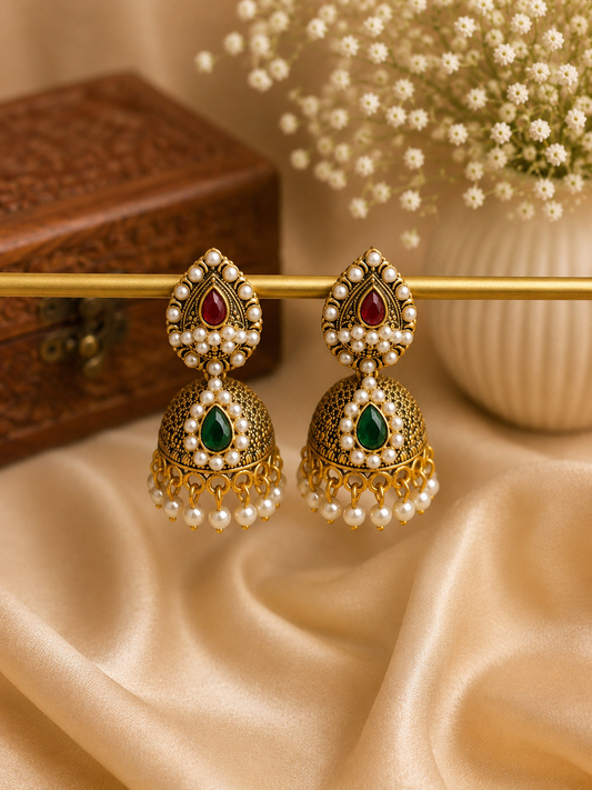 Vasundhara Jhumka Earrings