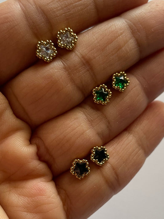 Starlight Spark Trio Earrings (Combo)
