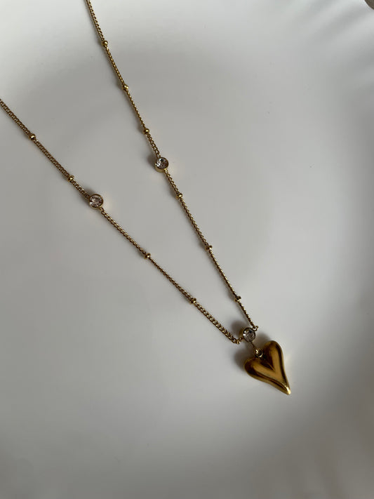 Heart Diamond Necklace