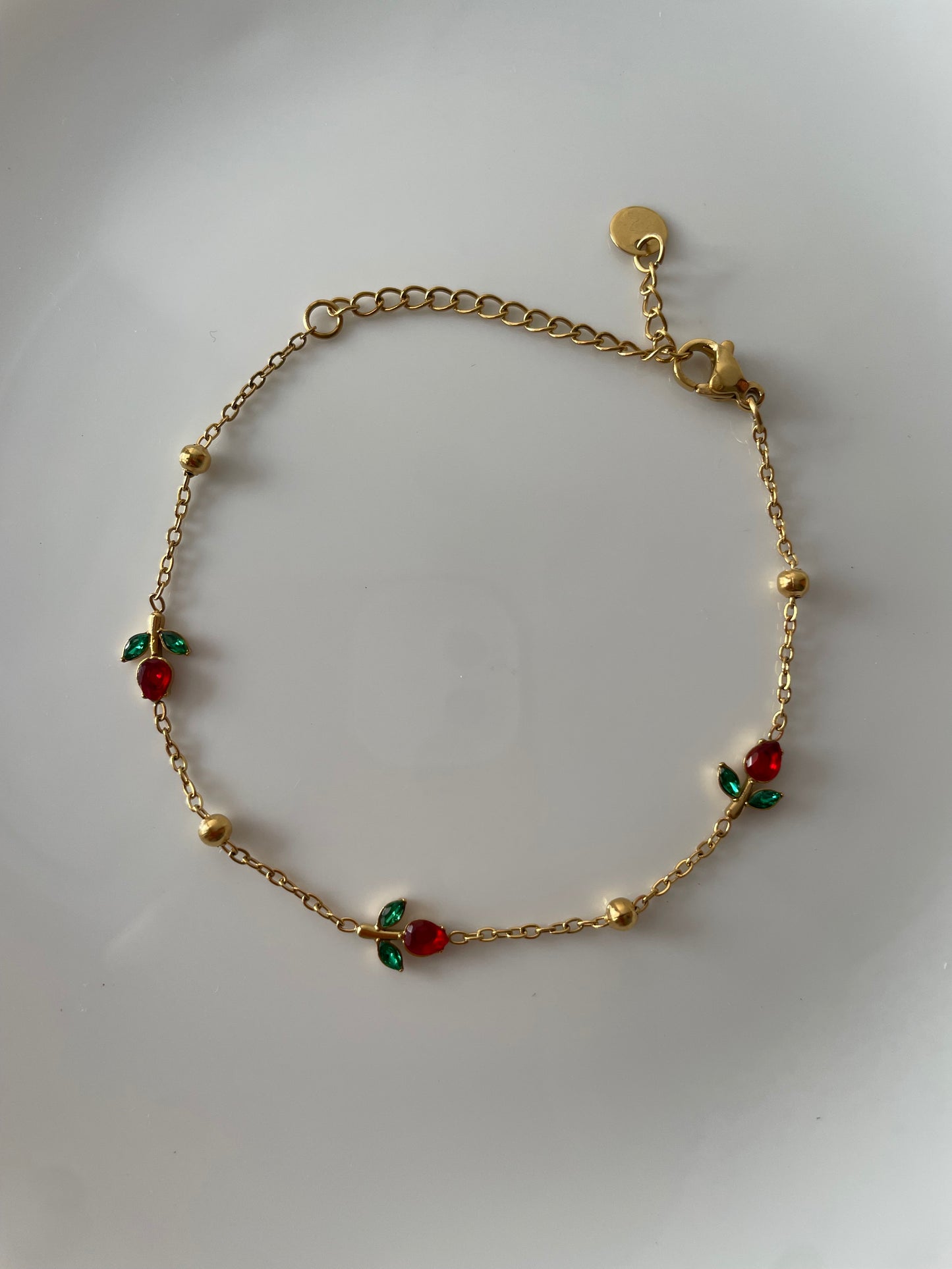 Mini Tulip Bracelet (Red)