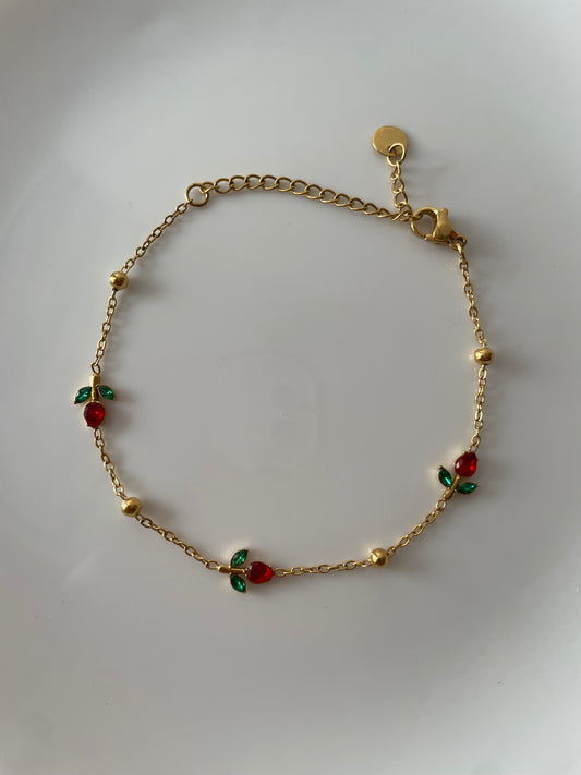 Mini Tulip Bracelet (Red)