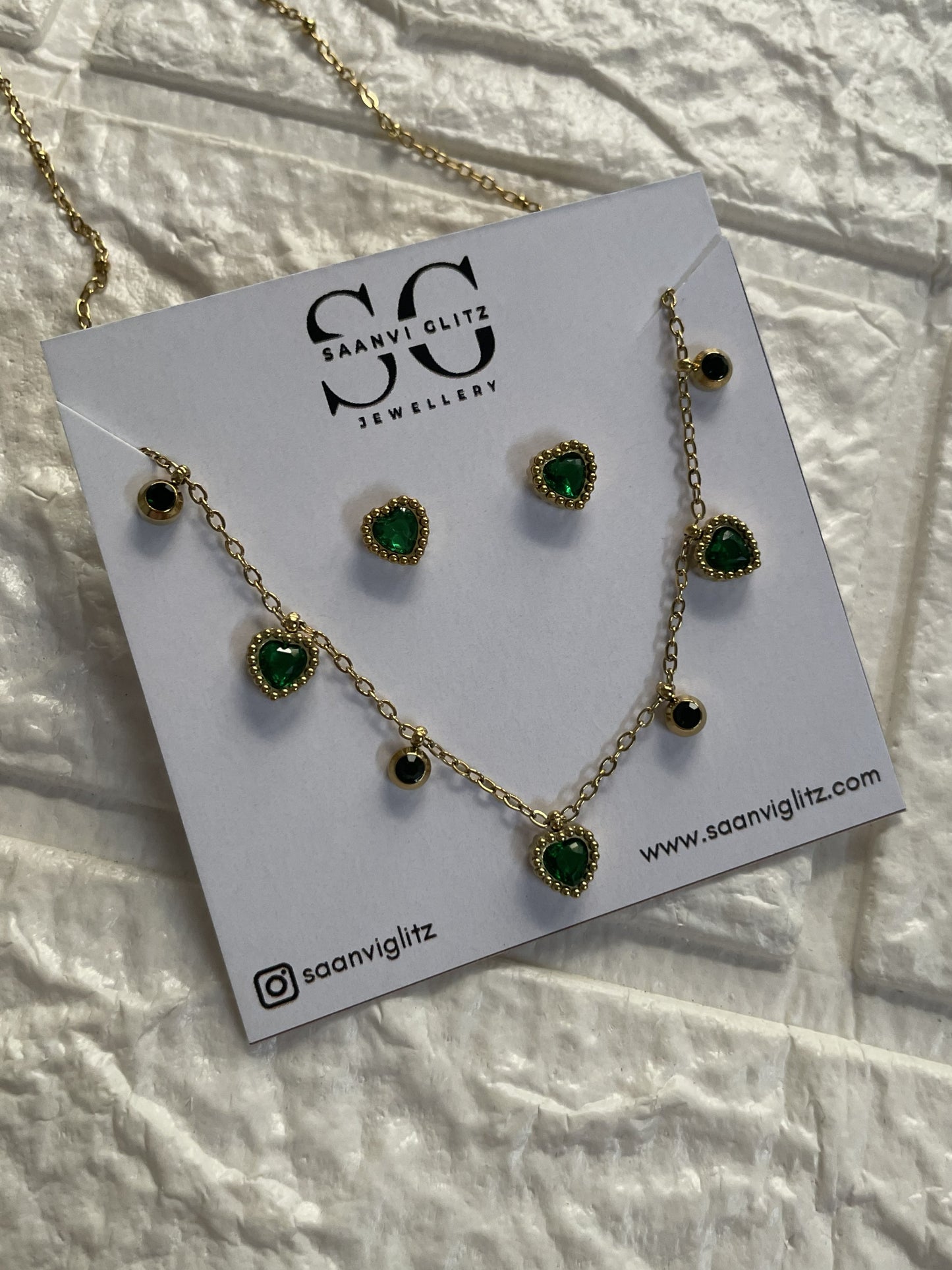 Emerald Royale Heart Set