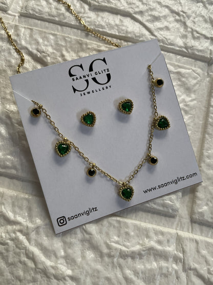 Emerald Royale Heart Set