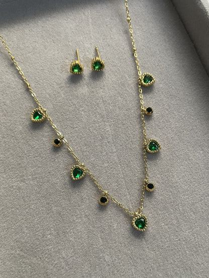 Emerald Royale Heart Set
