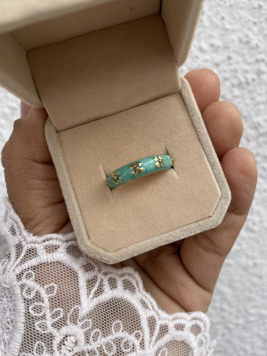 Pinterest'y Ring-Aqua