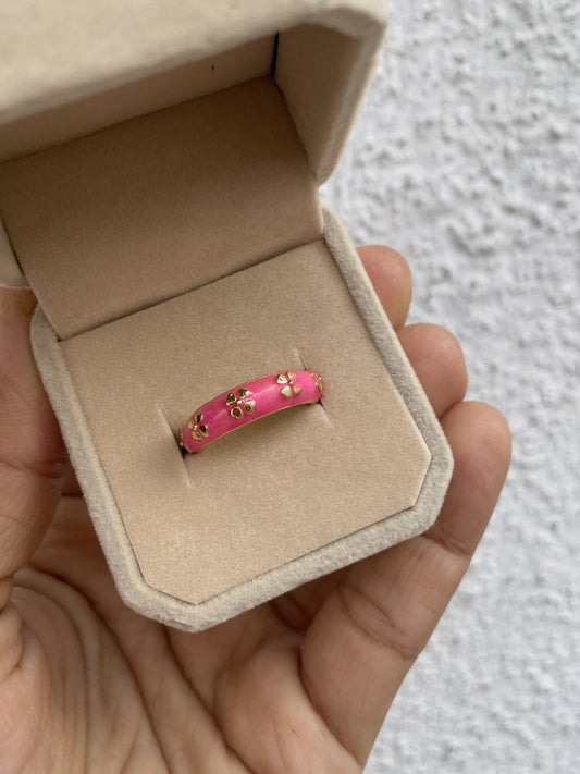 Pinterest'y Ring-Raspberry