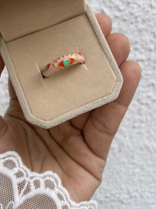 Pinterest'y Ring-Flamingo