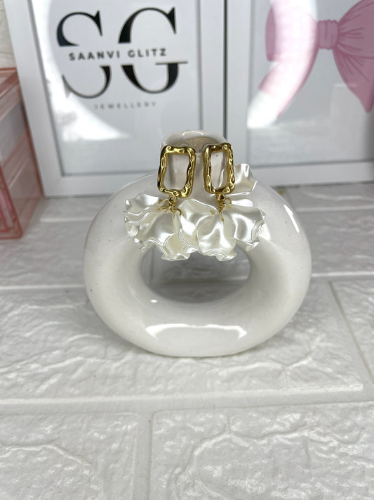 Square Pearl Earrings