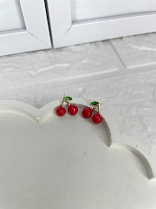 Pinterest Cherry Earrings
