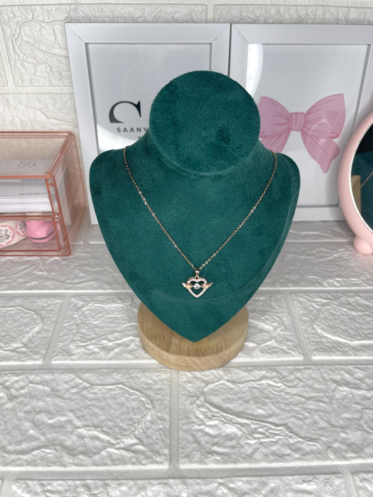Heart Bird Necklace