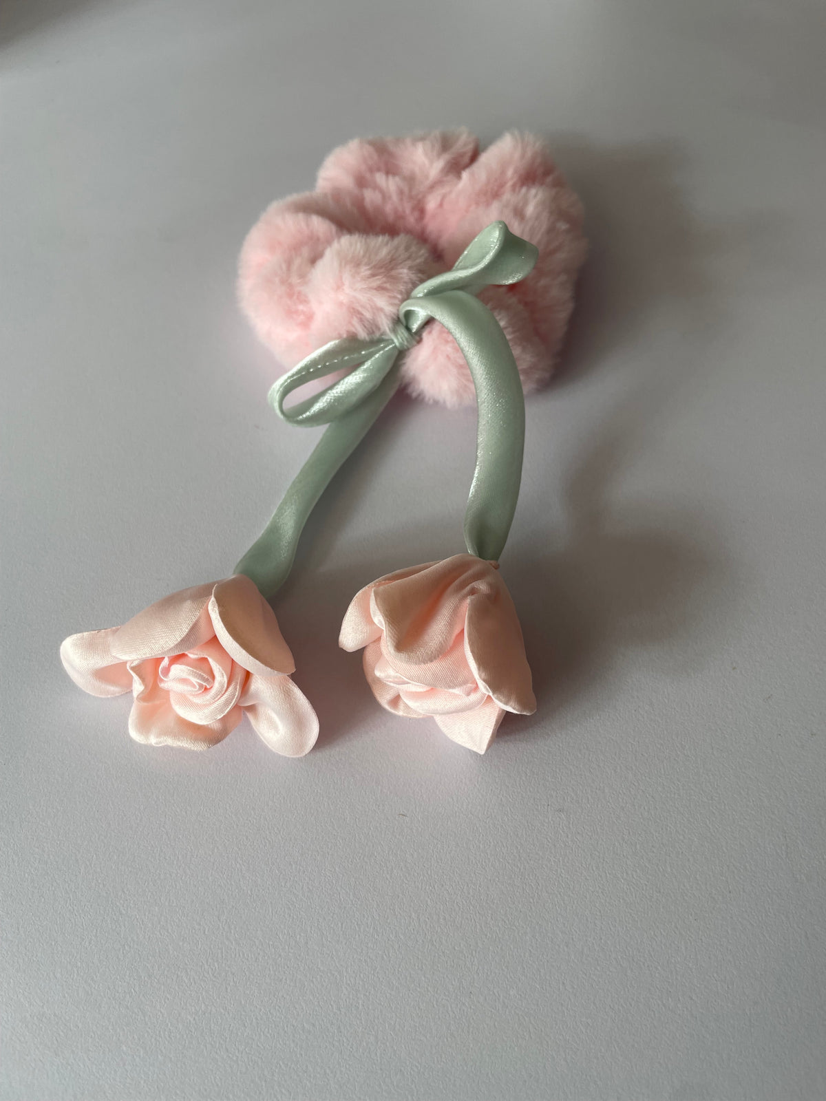 Tulip Bloom Bow Scrunchie