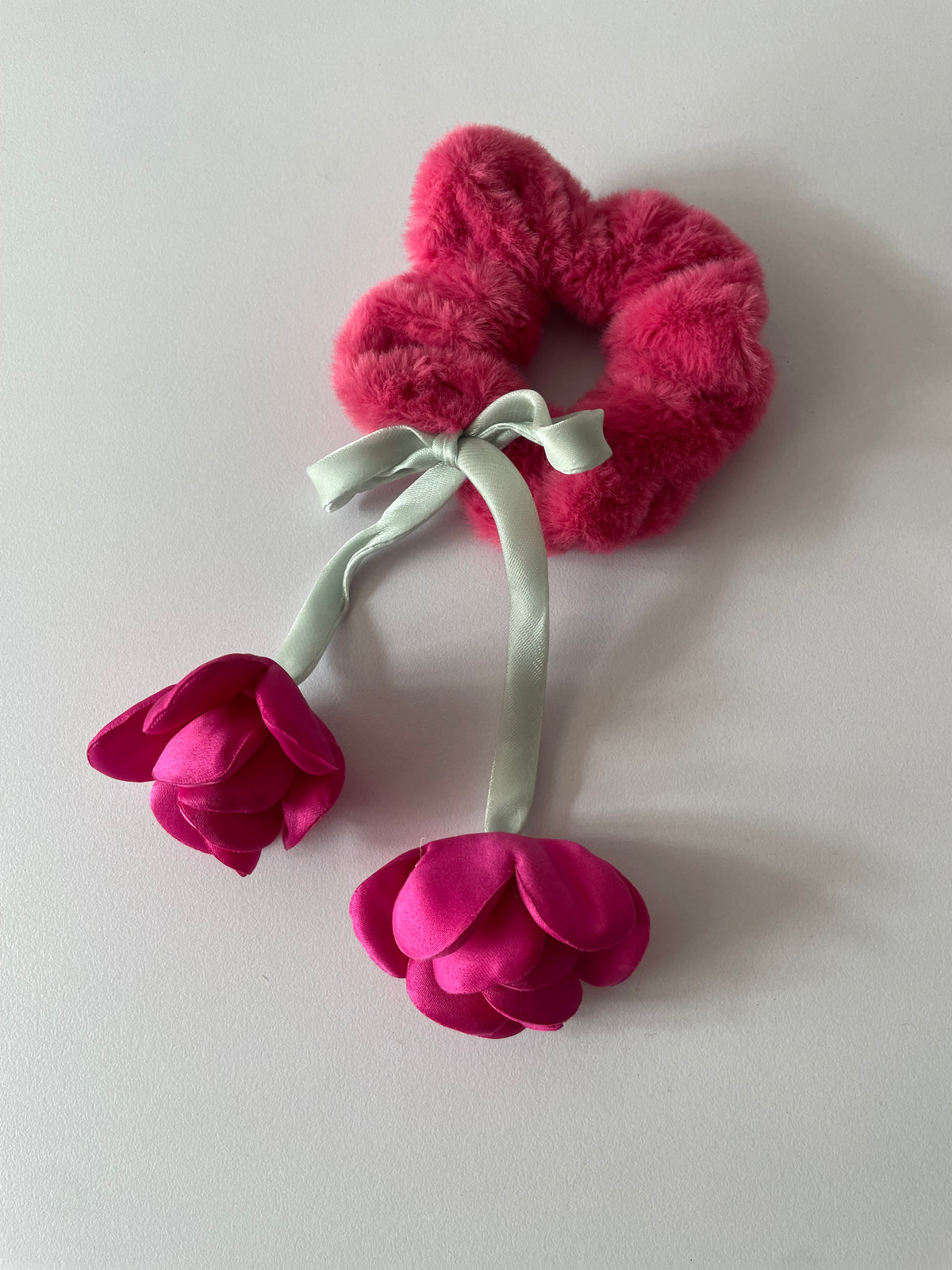 Tulip Bloom Bow Scrunchie
