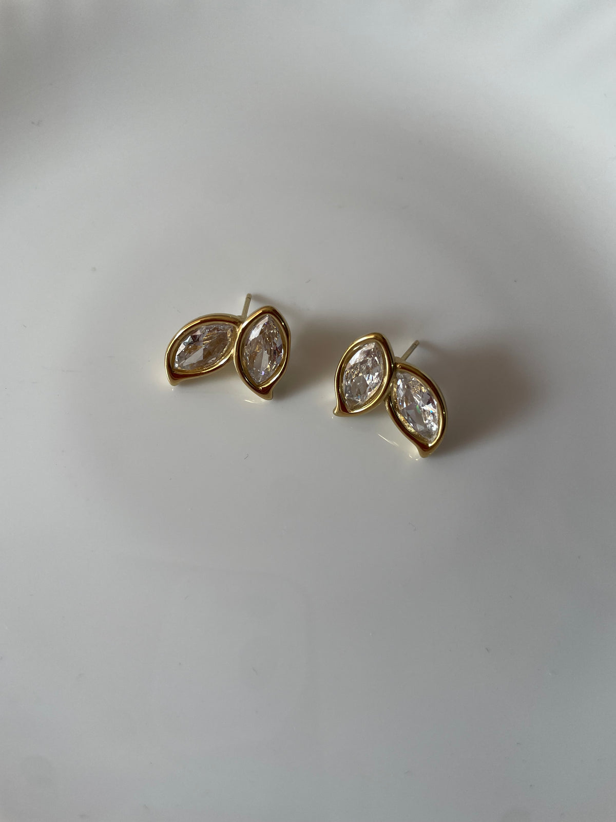 Zaylora Marquise Crystal Studs