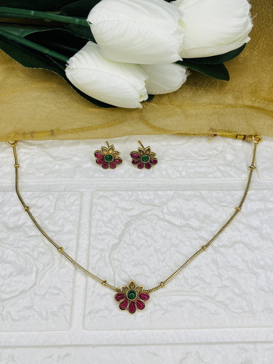 Anokhi Phool Necklace Set
