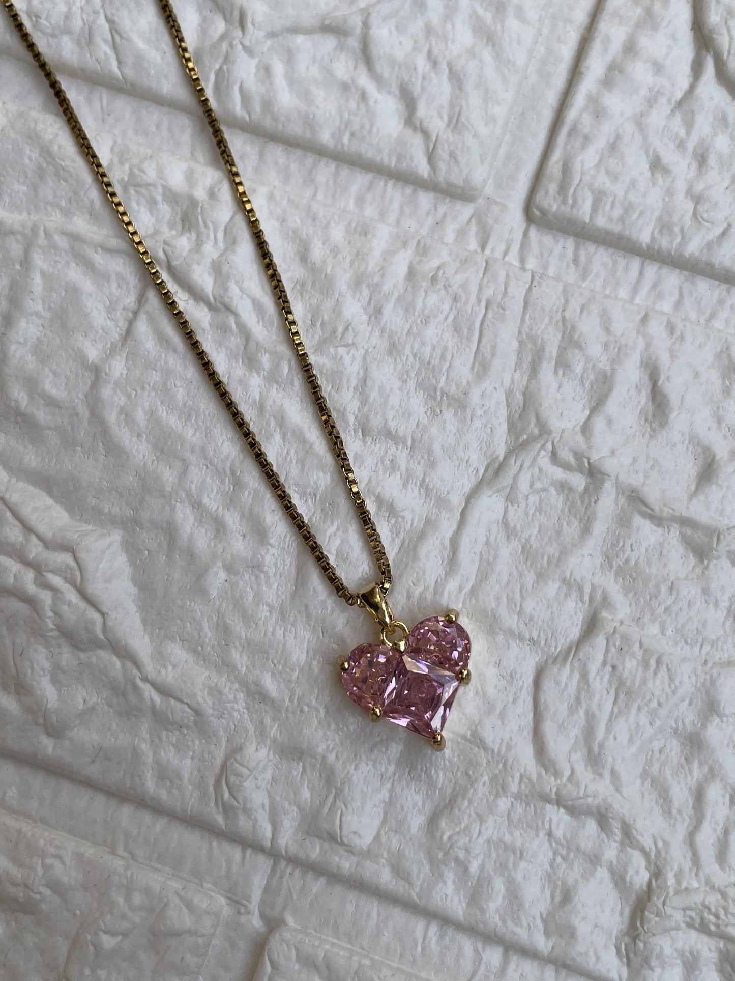 Blush Heart Necklace