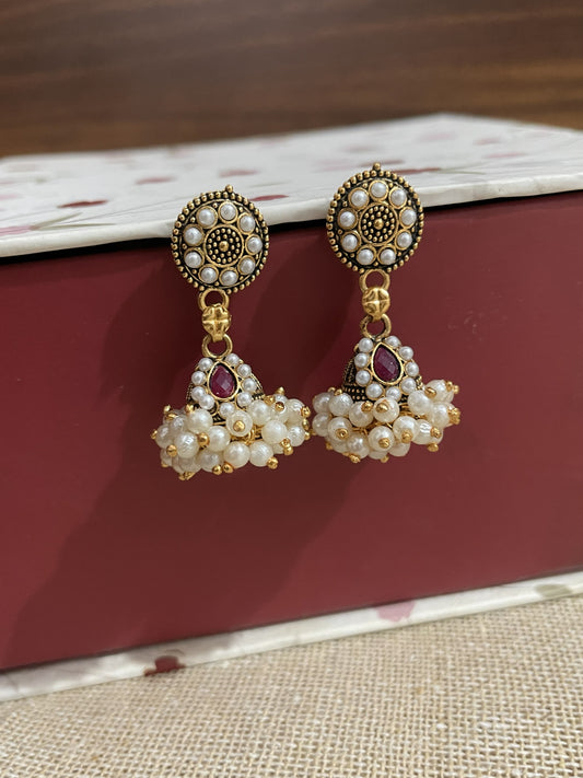 Pearl Royale Hetitage Jhumki