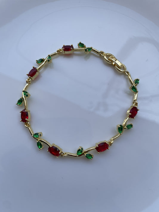 Ruby Garden Tulip Bracelet