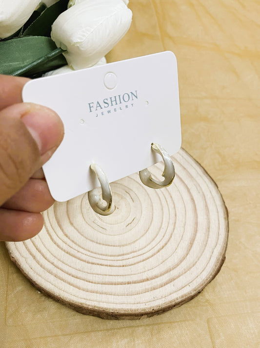 Chic Spiral Hoops
