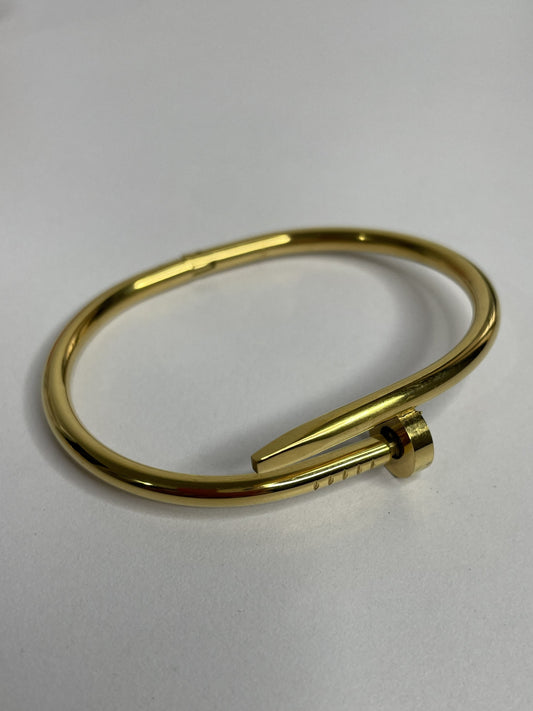 Nail Golden Bracelet